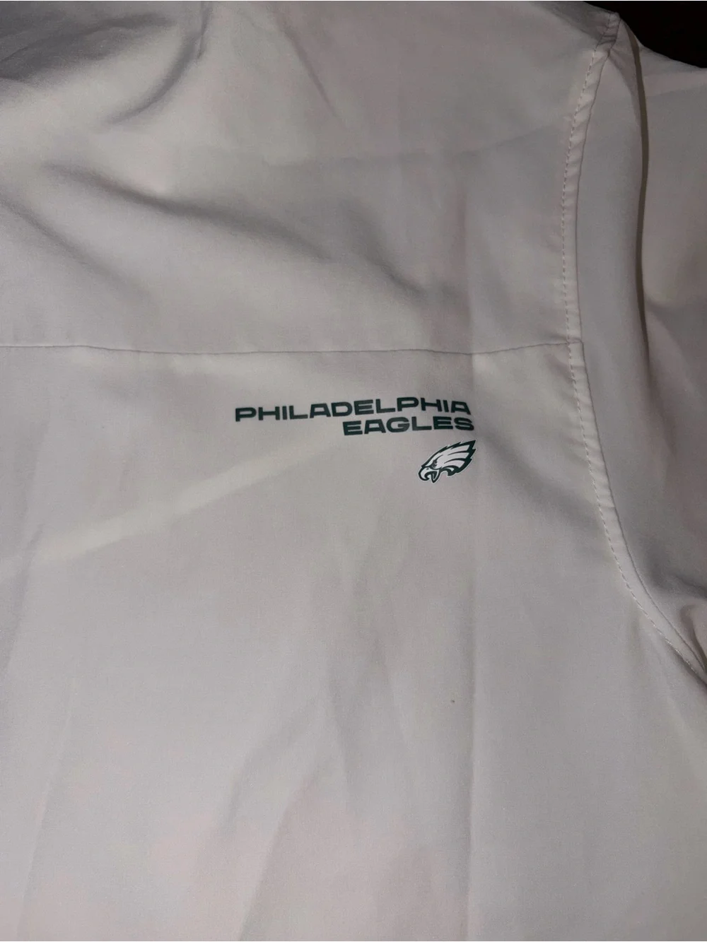 Nfl Philadelphia Eagles Nike Dri-fit White Shirt onfield Performance Polo s